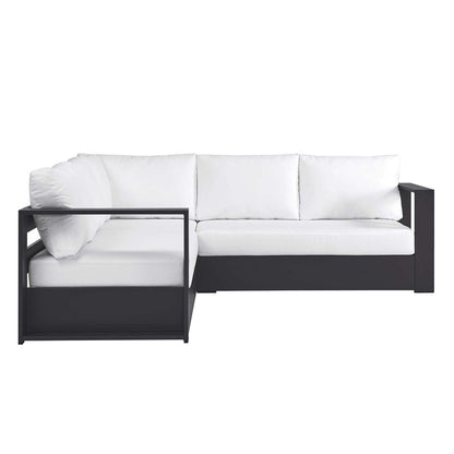 Tahoe Patio Aluminum 3-Piece Sectional Sofa Set