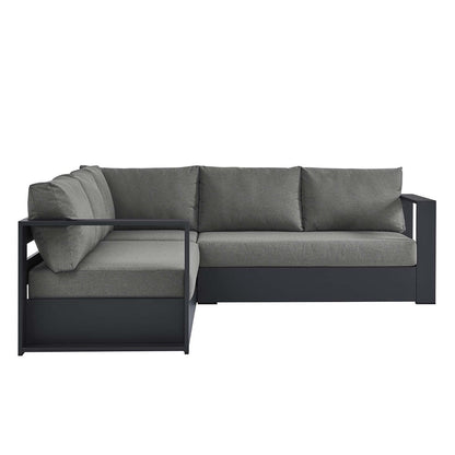 Tahoe Patio Aluminum 3-Piece Sectional Sofa Set