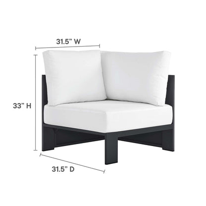 Tahoe Patio Aluminum 3-Piece Sectional Sofa Set