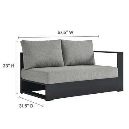 Tahoe Patio Aluminum 3-Piece Sectional Sofa Set