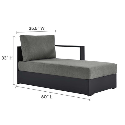 Tahoe Patio Aluminum 4-Piece Sectional Sofa Set