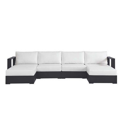 Tahoe Patio Aluminum 4-Piece Sectional Sofa Set