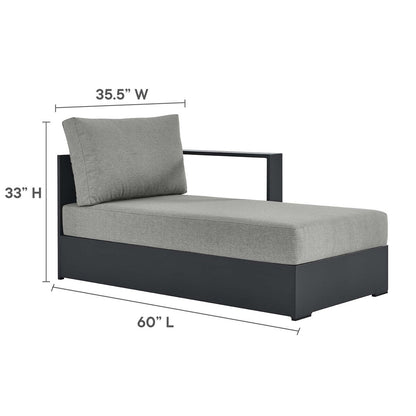 Tahoe Patio Aluminum 4-Piece Sectional Sofa Set