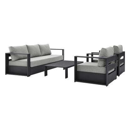 Tahoe Outdoor Aluminum 4-piece Conversation Set with Coffee Table
