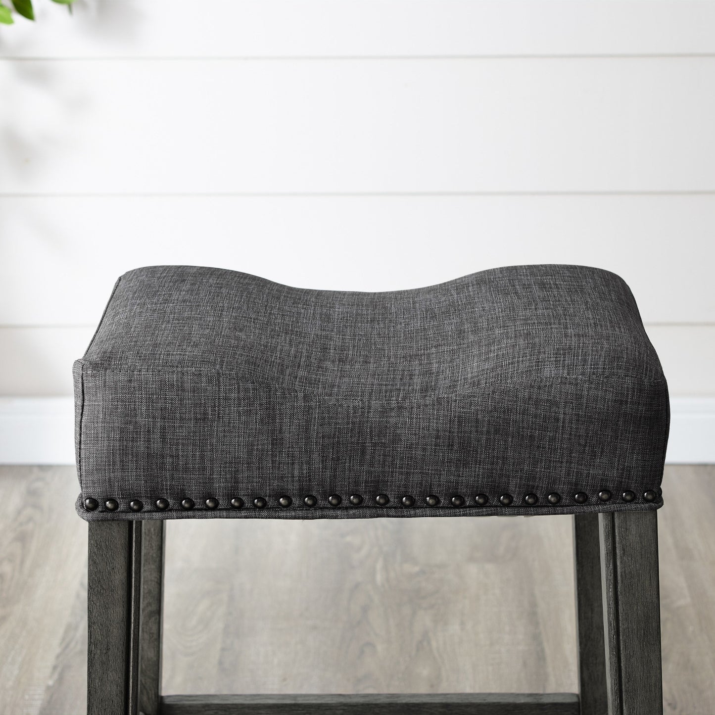The Gray Barn Barish Backless Saddle Seat Counter Stools (Set of 2)