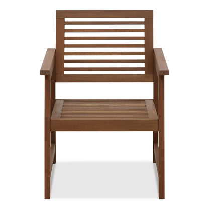 Surfside Teak Hardwood Outdoor Armchair without Cushion (Set of 2) by Havenside Home