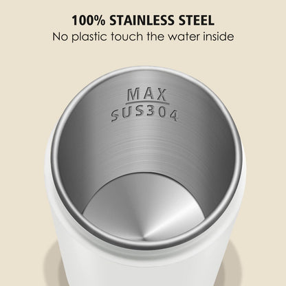 Travel Electric Tea Kettle Portable Small Mini Coffee Kettle, with 4 Variable Presets, Personal Water Boiler 304 Stainless Steel