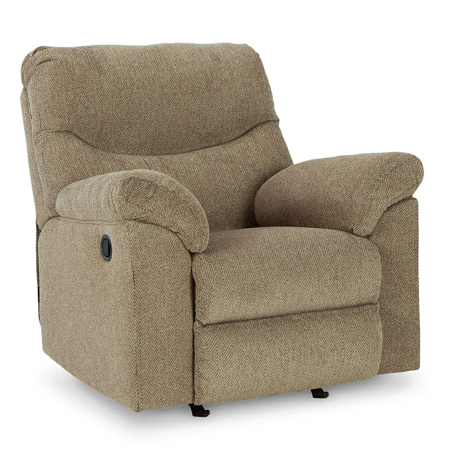 Tul Rocker Recliner Chair, Poly Fiber Foam Fill, Briar Brown Polyester