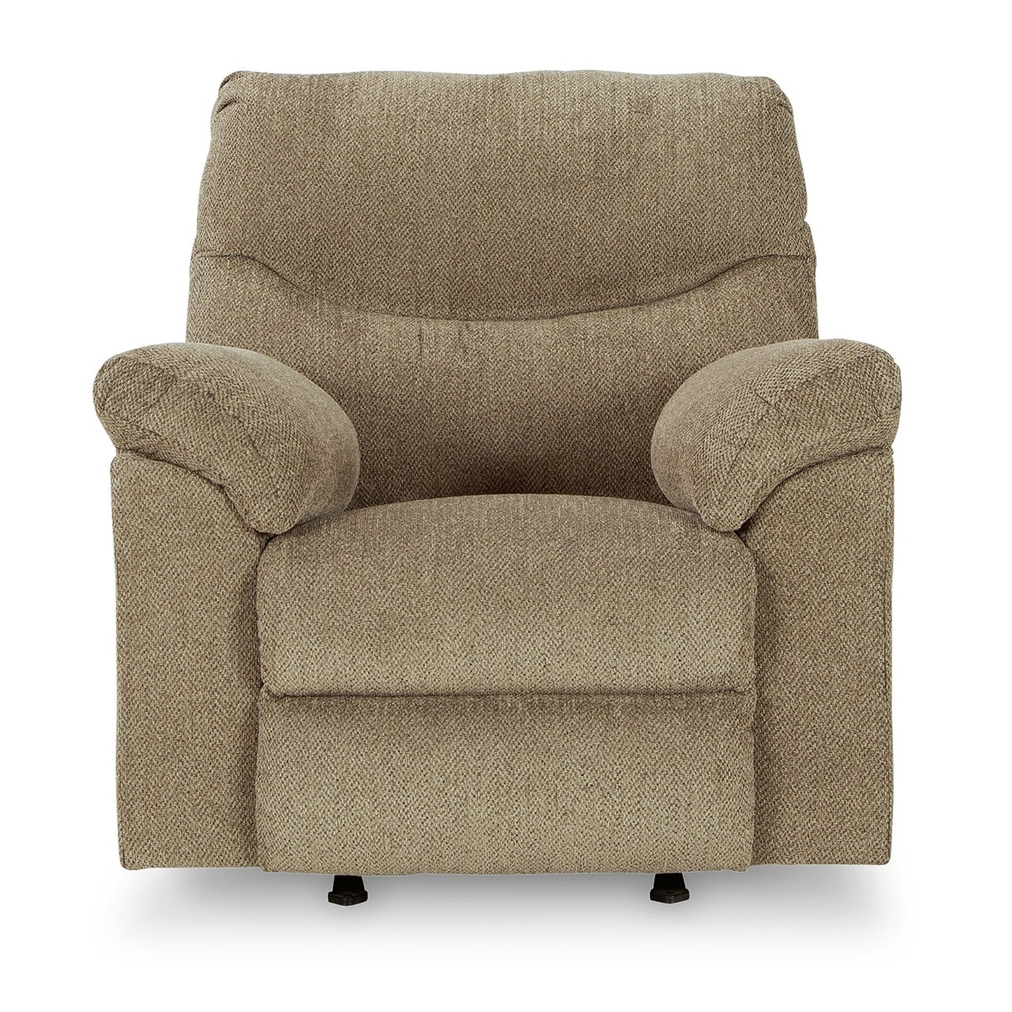 Tul Rocker Recliner Chair, Poly Fiber Foam Fill, Briar Brown Polyester