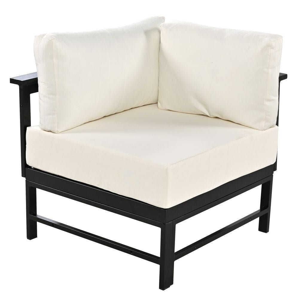 U-Shaped Multi-Person Outdoor Sofa Set, Suitable for Gardens