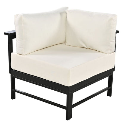 U-Shaped Multi-Person Outdoor Sofa Set, Suitable for Gardens