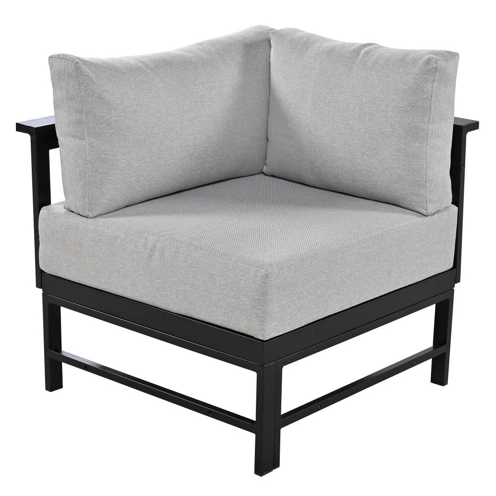 U-Shaped Multi-Person Outdoor Sofa Set, Suitable for Gardens