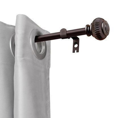UTOPIA ALLEY Wall Mounted 3/4 Inch Curtain Rod - Adjustable Drapery Rods, Gold Curtain Rods, Bedroom Decorative Curtain Rods