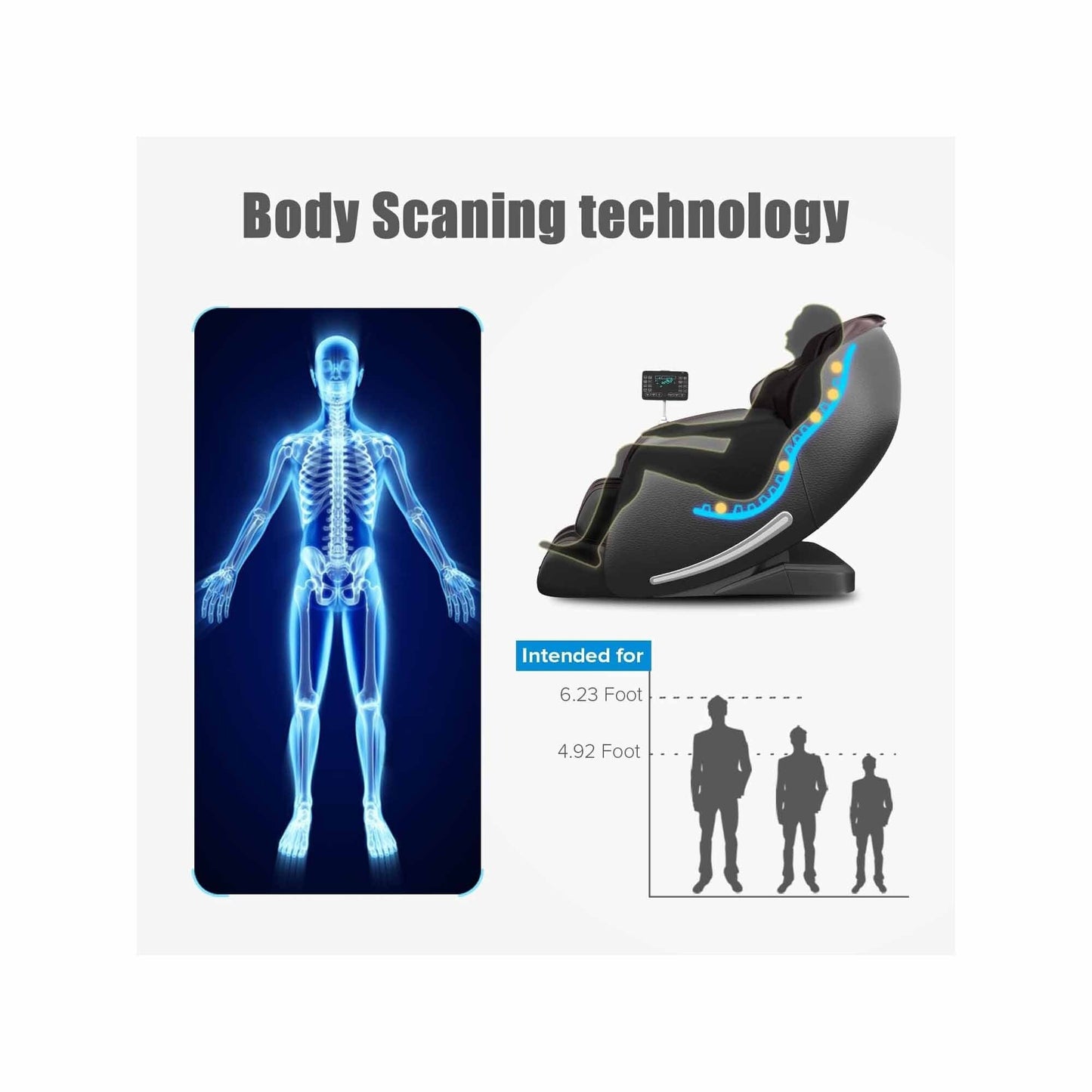 Ukuowu's Newest Massage Chair with Full Body Zero Gravity, SL Track, Body Scan and Heating