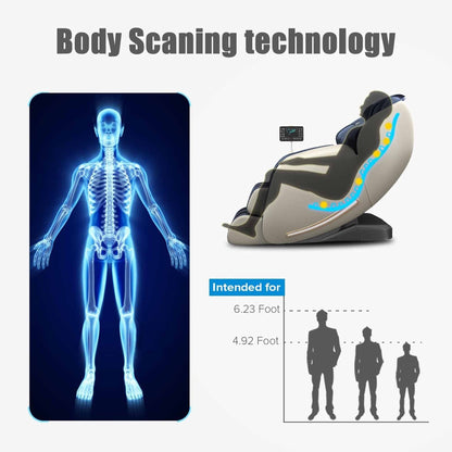 Ukuowu's Newest Massage Chair with Full Body Zero Gravity, SL Track, Body Scan and Heating
