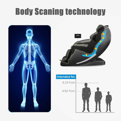 Ukuowu's Newest Massage Chair with Full Body Zero Gravity, SL Track, Body Scan and Heating