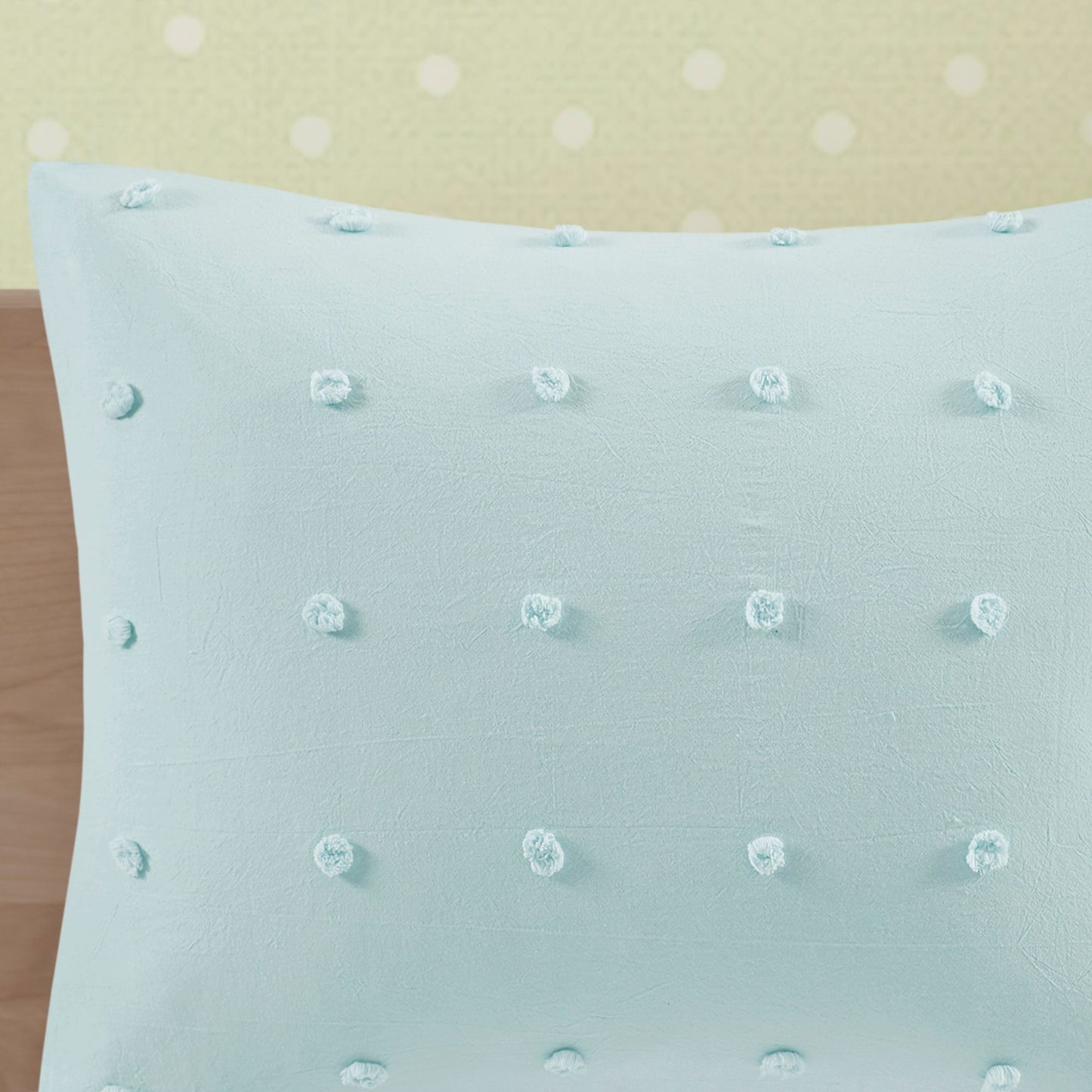 Ensley Cotton Jacquard Pom Pom Comforter Set by Intelligent Design Kids