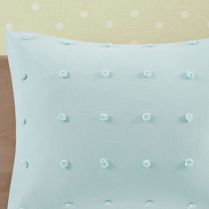 Ensley Cotton Jacquard Pom Pom Comforter Set by Intelligent Design Kids
