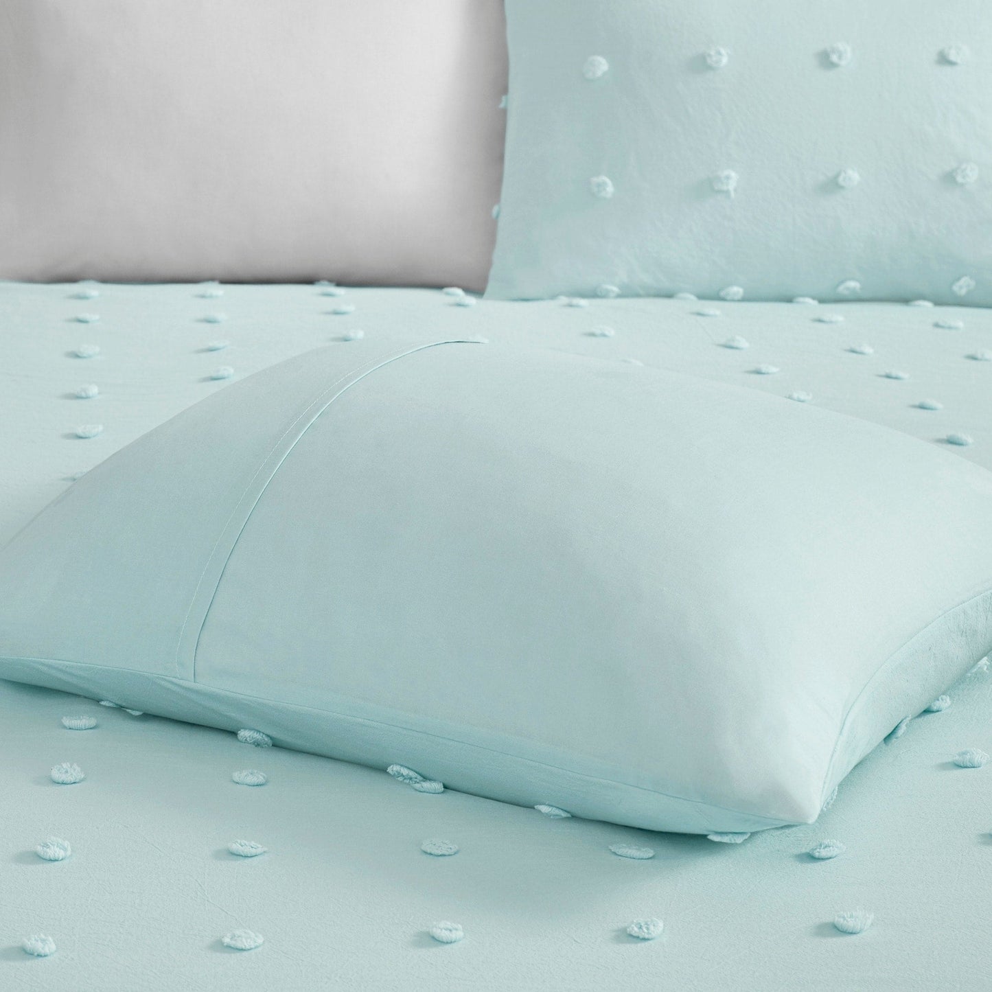 Ensley Cotton Jacquard Pom Pom Comforter Set by Intelligent Design Kids