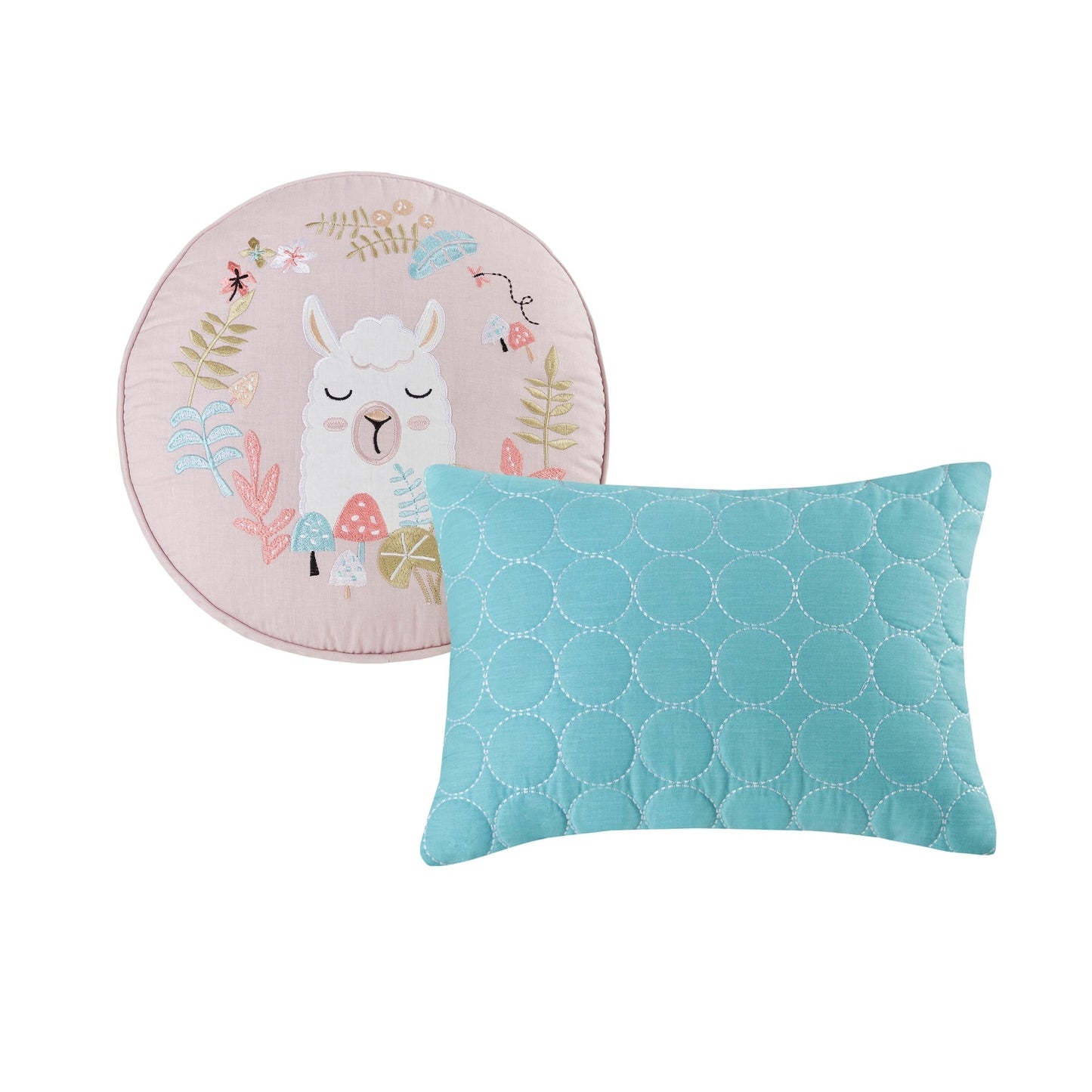 Intelligent Design Kids Kinsley Blush Woodland Animals Cotton Reversible Comforter Set