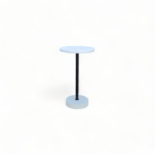 Table d'appoint Buzz en marbre Calacatta