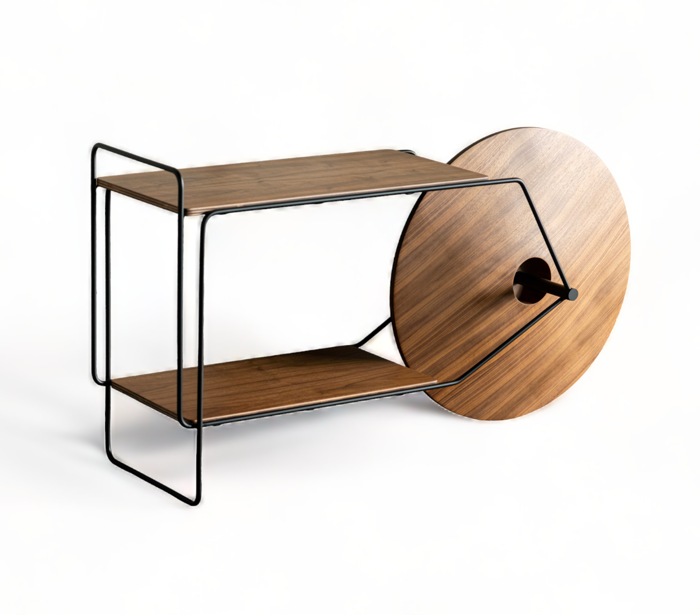 Table console avec chariot de bar Savas