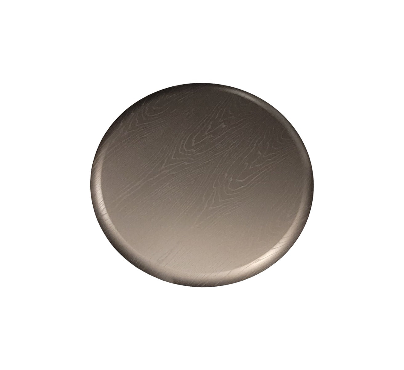 Table basse ronde Cisa en chêne graphite, grande taille