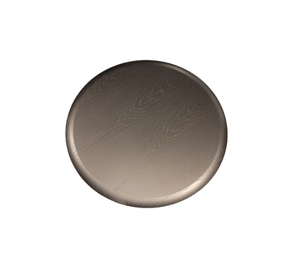 Table basse ronde Cisa en chêne graphite, grande taille