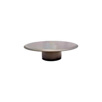 Table basse ronde Cisa en chêne graphite, grande taille