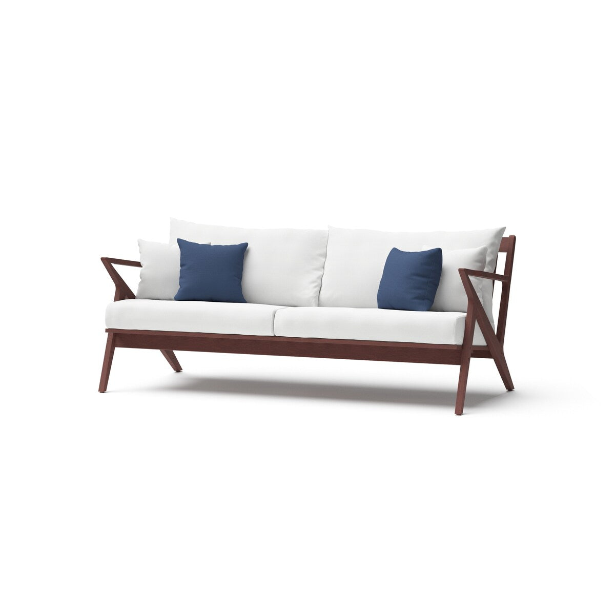 Vaughn 5 Piece Sunbrella Outdoor Patio Seating Set