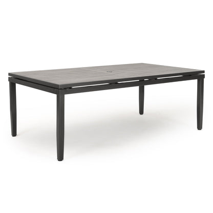 Vistano 9 Piece Sunbrella Outdoor Patio Dining Set - Gray