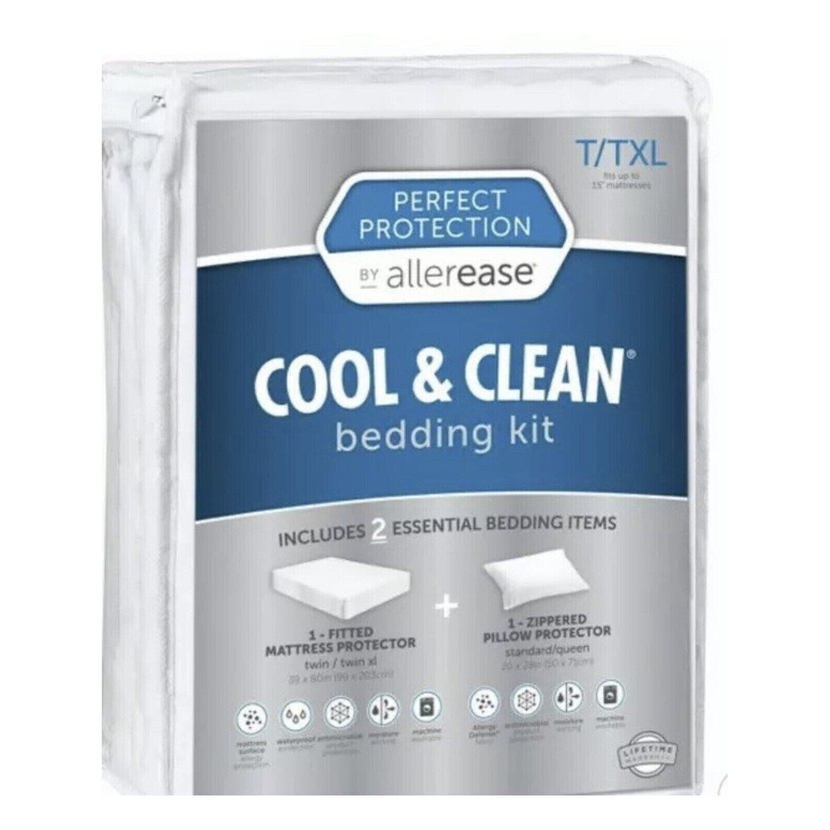 Waterproof Fitted Mattress Protector Twin to Twin XL