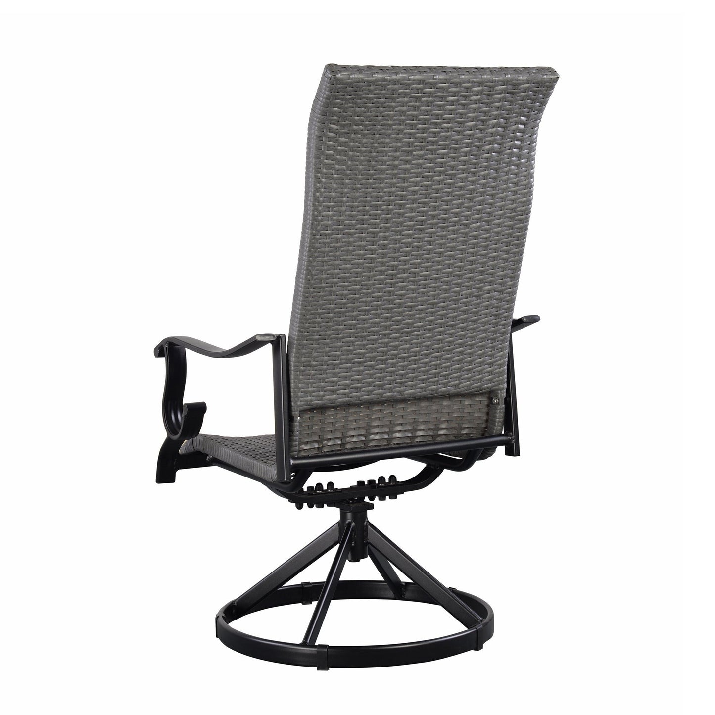 Westin Aluminum & Wicker Swivel Rocking 5pc Dining Set