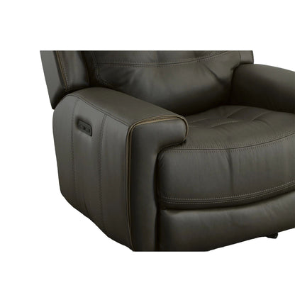 Wicklow Leather Power Gliding Recliner with Power Headrest by Flexsteel