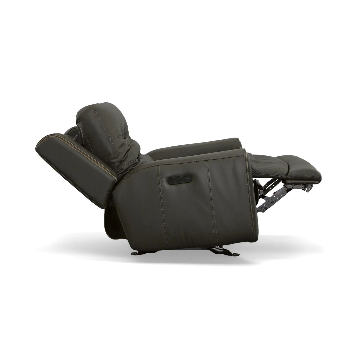 Wicklow Leather Power Gliding Recliner with Power Headrest by Flexsteel