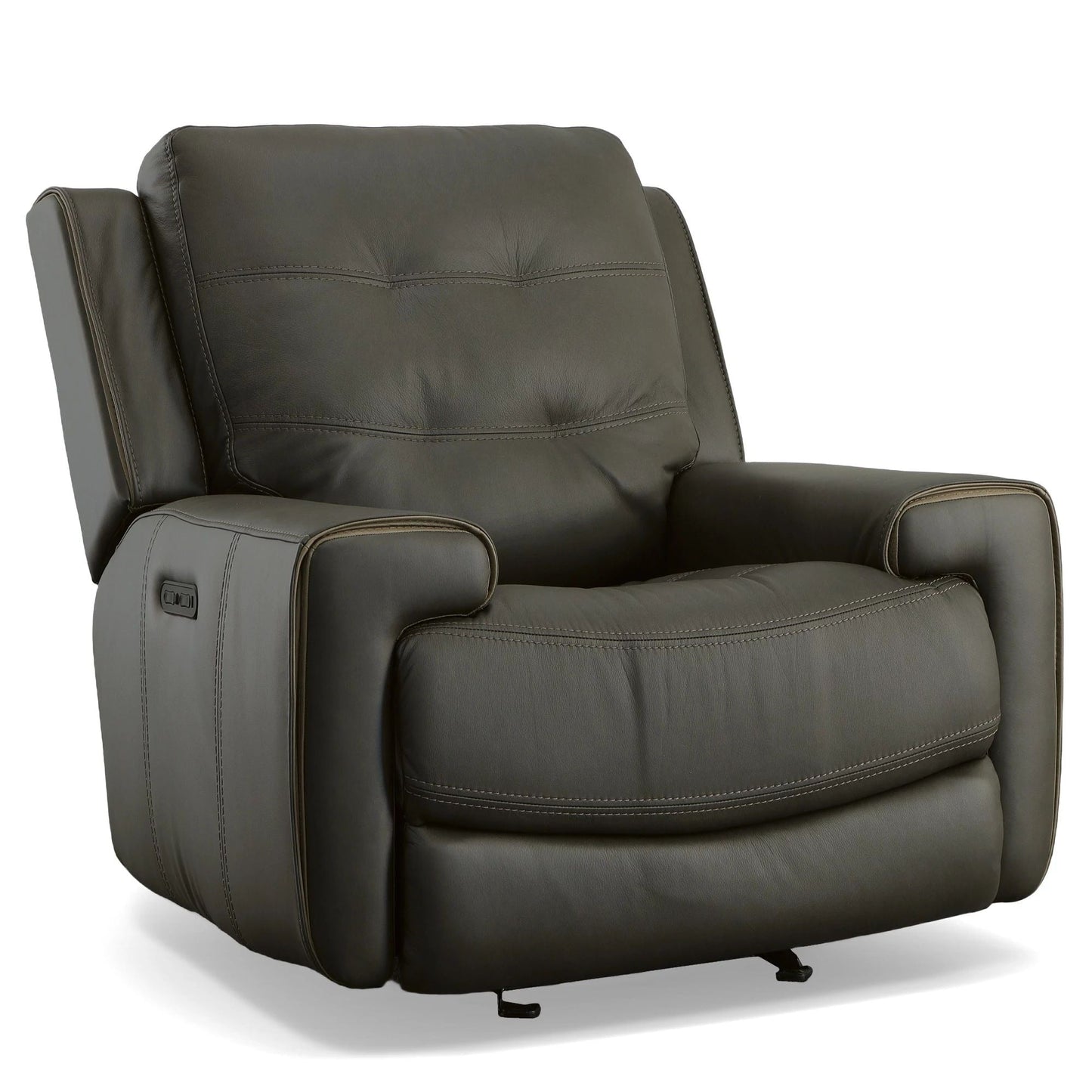 Wicklow Leather Power Gliding Recliner with Power Headrest by Flexsteel