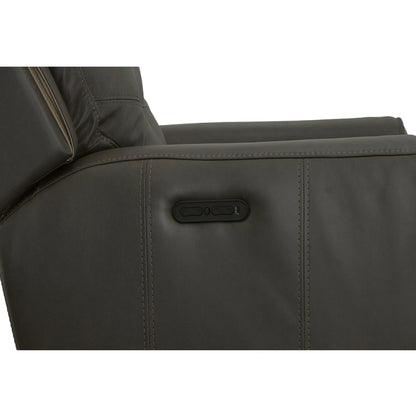 Wicklow Leather Power Gliding Recliner with Power Headrest by Flexsteel