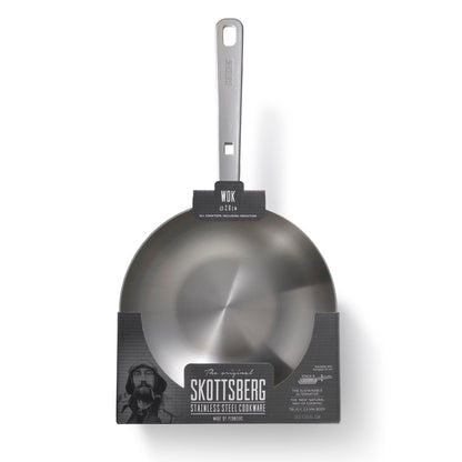 Skottsberg 11 in. Stainless Steel Wok
