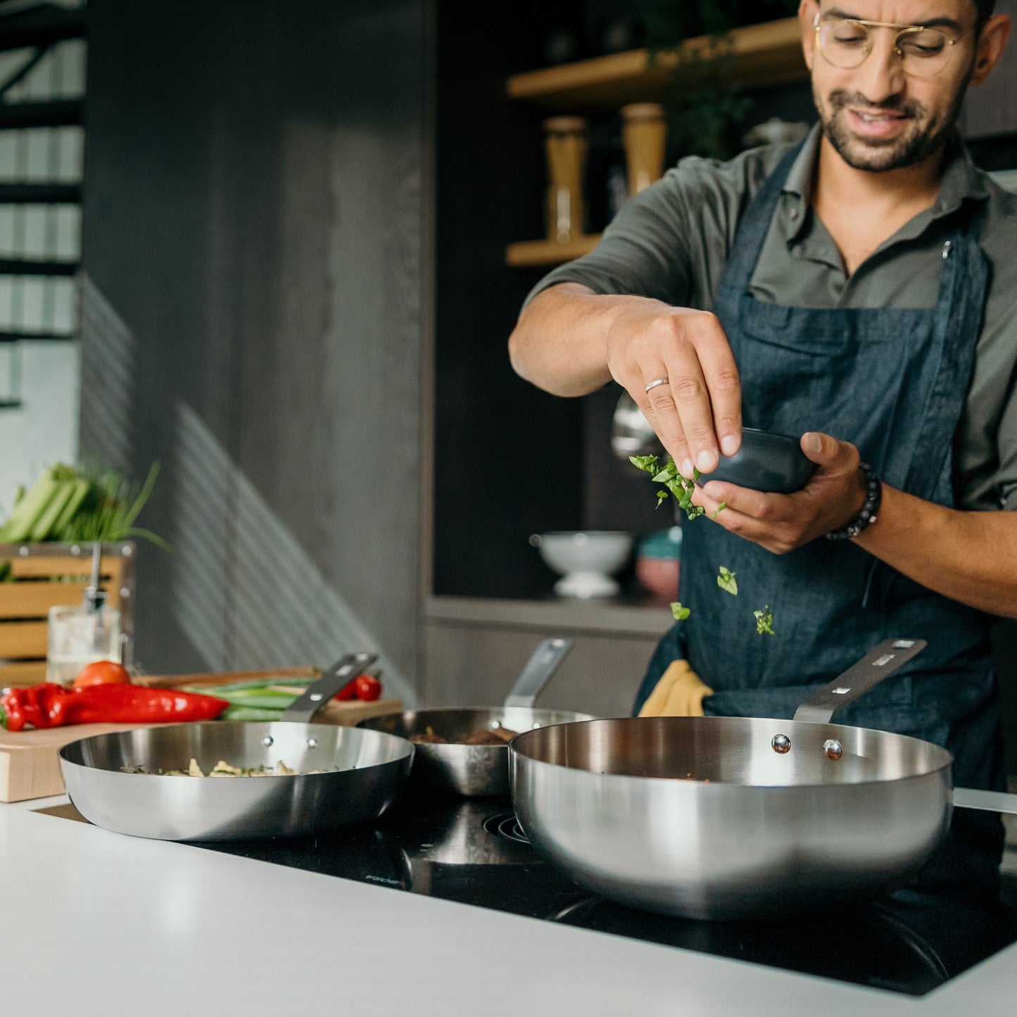Skottsberg 11 in. Stainless Steel Wok