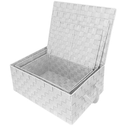Woven Storage Basket Set - N/A