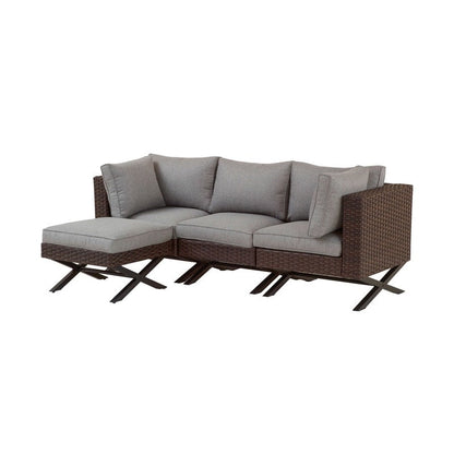 Patio Festival X-Leg 4-Piece Outdoor Sofa