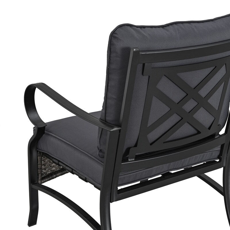 Patio Festival Outdoor Metal Conversation Set