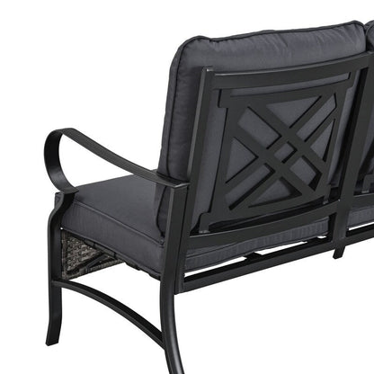 Patio Festival Outdoor Metal Conversation Set