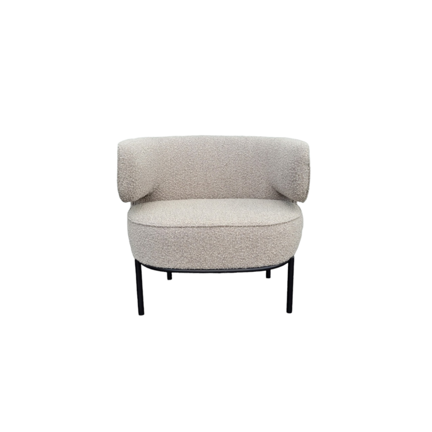 Fauteuil Pauline Beige-Gris Boucle