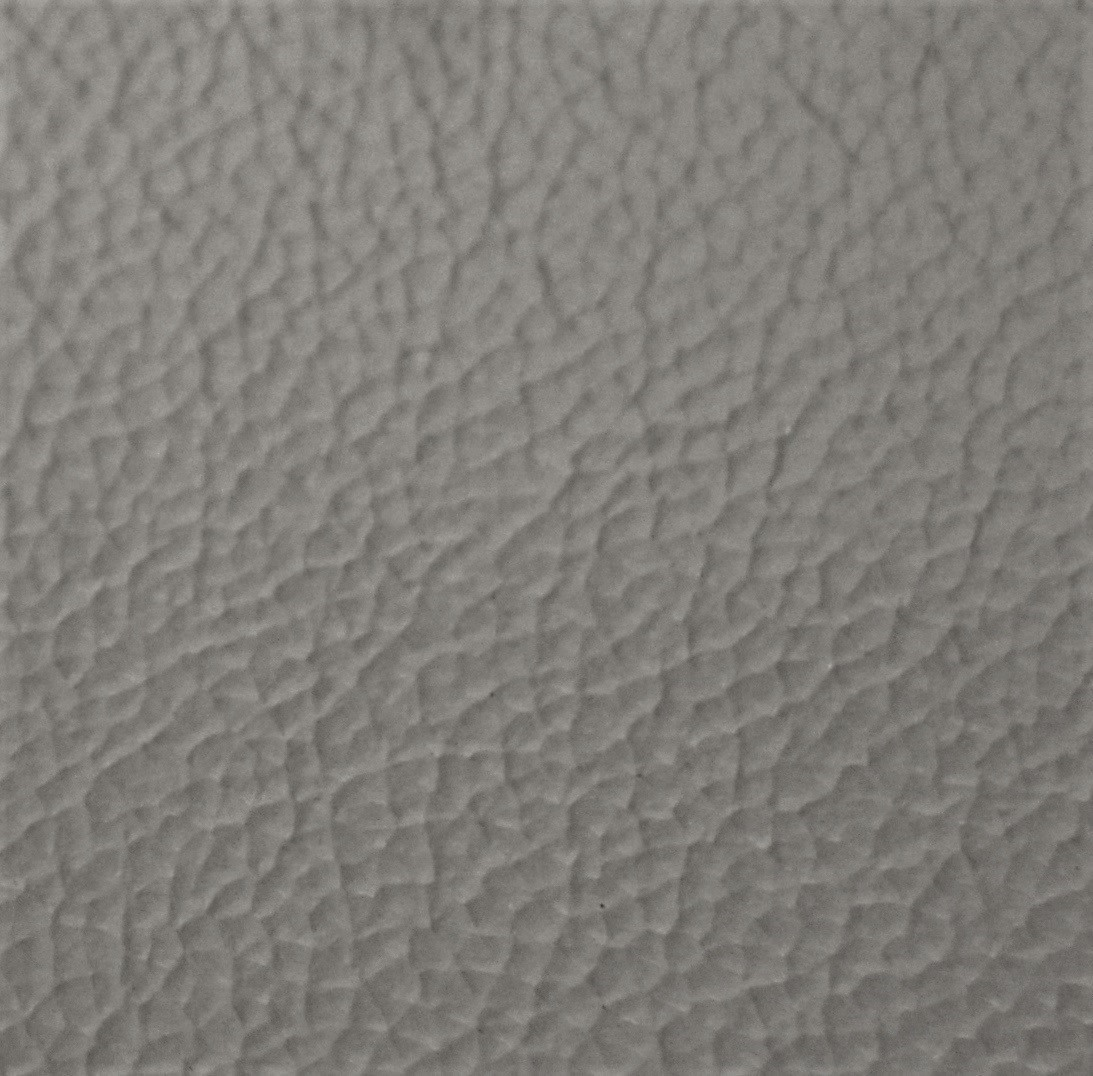 Fauteuil de salle à manger en cuir gris foncé Kosta