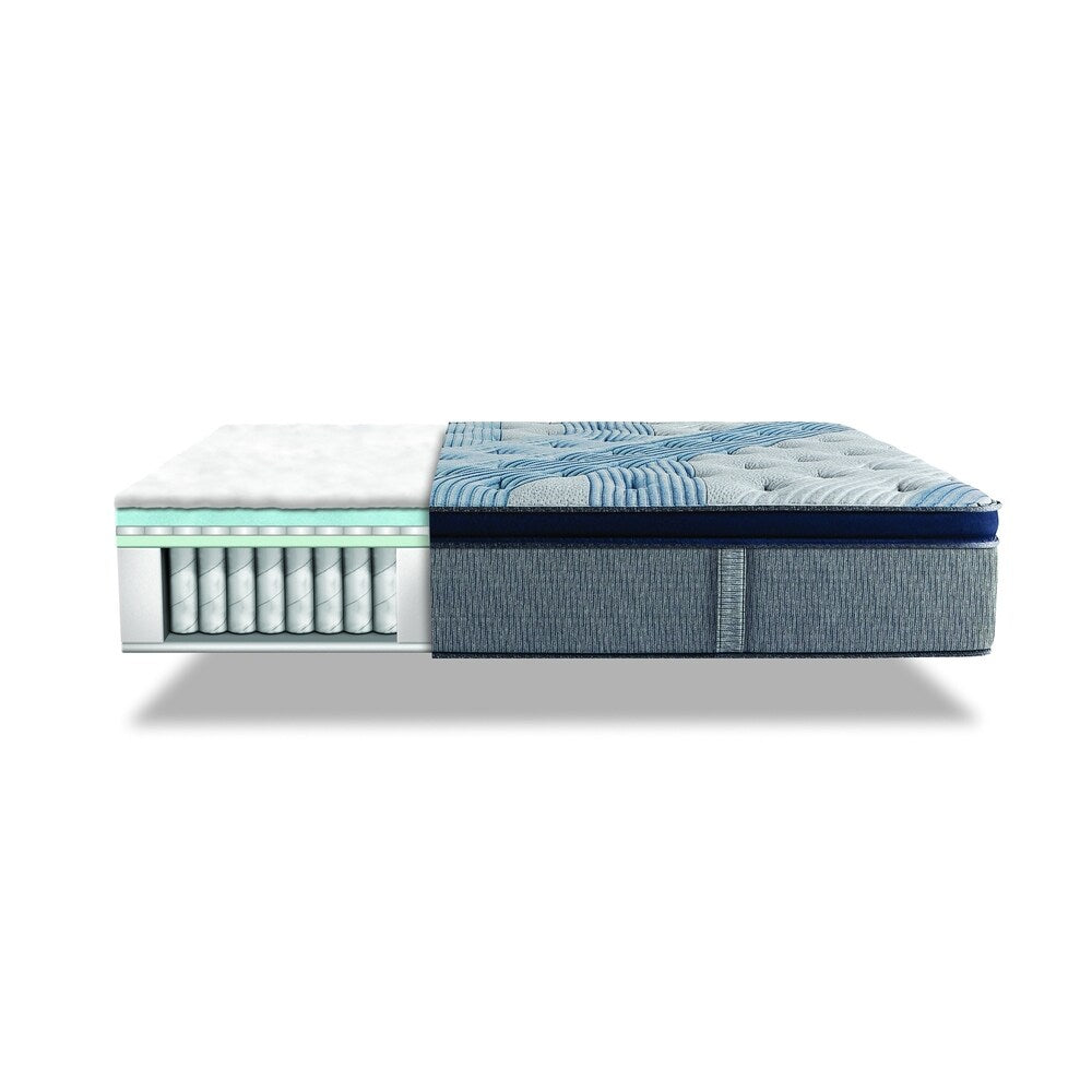 iComfort Blue Fusion 4000 15-inch Plush Pillow Top Hybrid Mattress Set