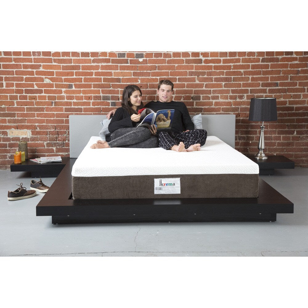 iKrema Max Comfort 11-inch King-size Memory Foam Mattress - White