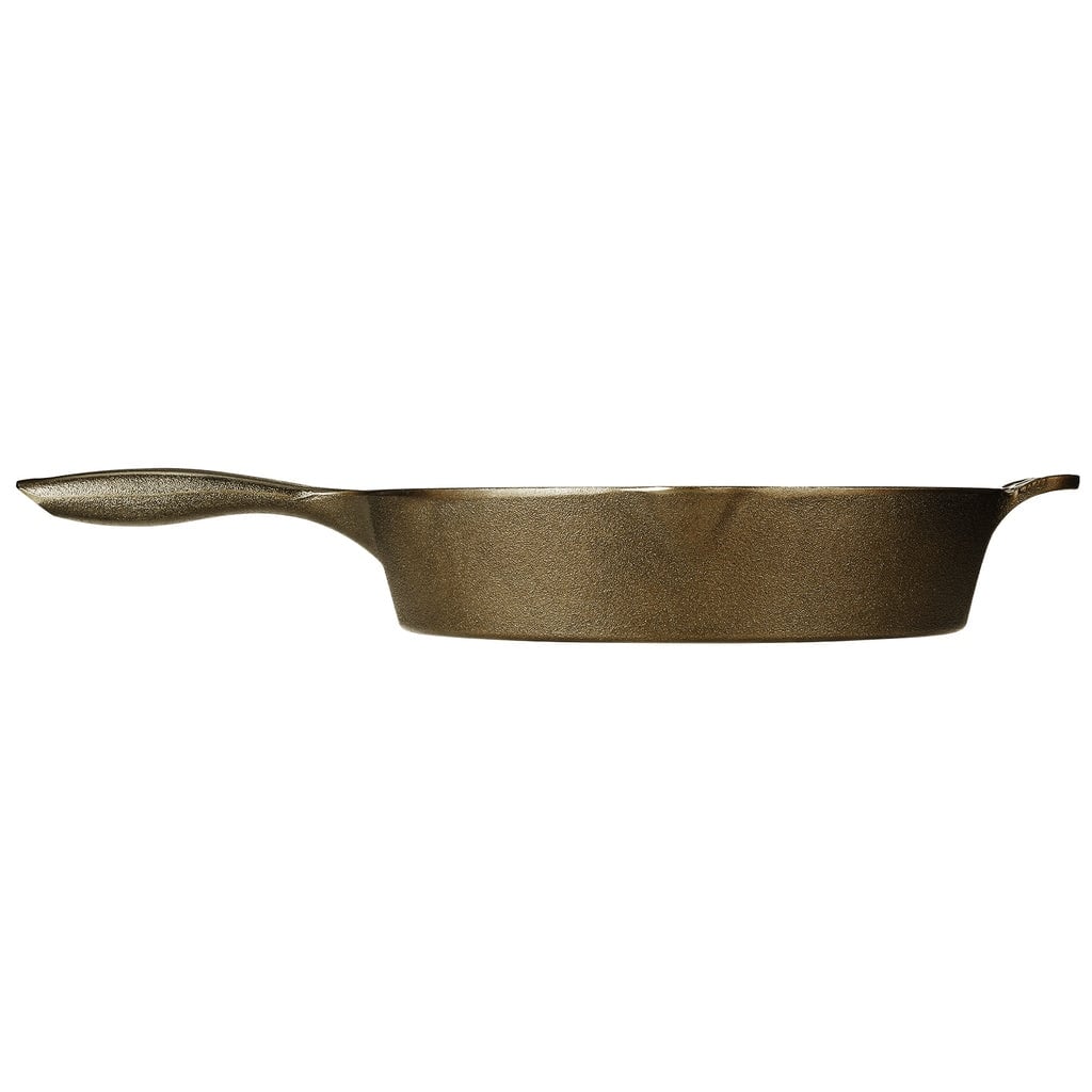 iLiving Seasoned Modern Heirloom Mirror Polished Cast Iron Skillet Pan 12 (2.7/3.7L)