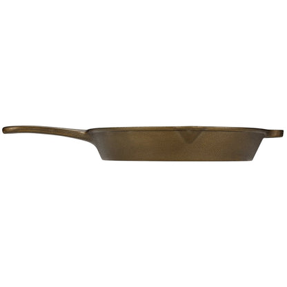 iLiving Seasoned Modern Heirloom Mirror Polished Cast Iron Skillet Pan 12 (2.7/3.7L)