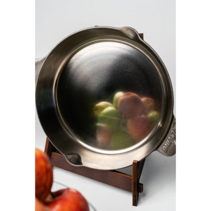 iLiving Seasoned Modern Heirloom Mirror Polished Cast Iron Skillet Pan 12 (2.7/3.7L)